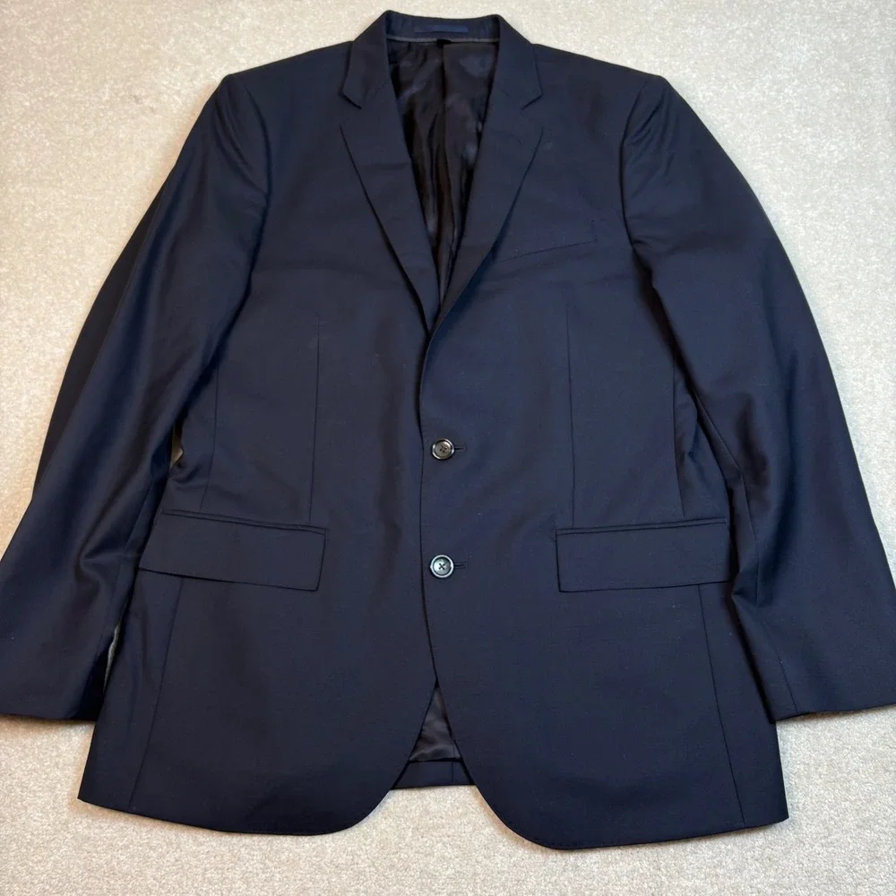 J.Crew Ludlow Blazer 40R Navy Blue Loro Piana Super 120s Italian Wool Blazer